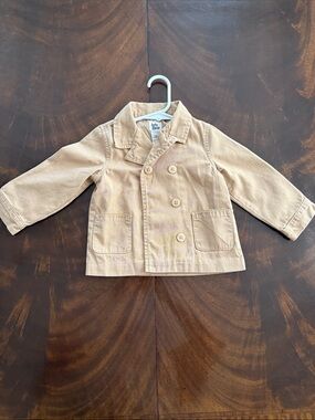 Baby B’gosh Girls’ Double-Breasted Cream Peacoat Jacket